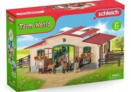 Schleich 42195 STAJŇA S KONMI A DOPLNKOM