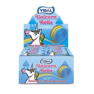 Vidal Unicorn Rolls Strawberry Jelly Beans 24 ks