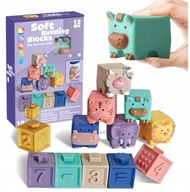 SOFT SENSORY BLOCKS CREATIVE 12 KS SADA