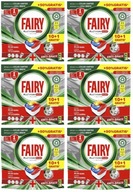 FAIRY PLATINUM PLUS LEMON 66 ks Kapsule do umývačky riadu 6x 11 ks tbl.