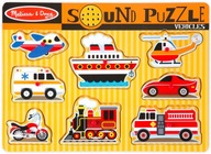 Zvukové puzzle VOZIDLÁ Melissa & Doug