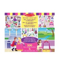 Opakovane použiteľné samolepky Hračky pre dievčatá Melissa&Doug