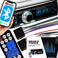 Autorádio 1-DIN RDS Bluetooth USB AUX diaľkové ovládanie ODNÍMATEĽNÝ PANEL Kvalita