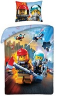 BAVLNENÉ POSTELIENKY LEGO CITY POLICAJNÝ STRÁŽCA 140X200 DETSKÝ SET ORIGINÁL