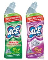 ACE ULTRA GEL ODVÁPŇOVAČ + WC BIELENIE 2x700ml