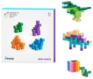 PIXIO MAGNETICKÉ BLOKY - MINI DINOS 80 KS