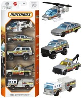 MATCHBOX 5 PACK SADA 5 AUT MBX CITY DRIVERS II HKY24