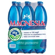 Minerálna voda Magnesia, mierne sýtená, 6 x 1,5 l