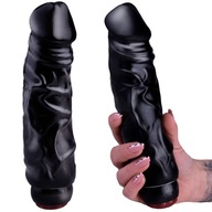 Silný Vibrátor Black Gel Penis 5 cm široký