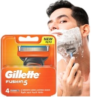 Náhradné kazety s čepeľou Gillette Fusion5 (4 ks.)