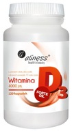 Aliness Vitamín D3 Forte 4000 s lanolínom 120 kapsúl