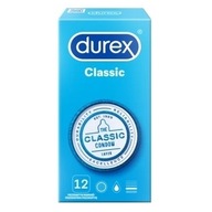 Durex Classic 12 kusov klasických vlhčených kondómov