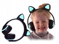 Slúchadlá Bluetooth Cat Ears s LED podsvietením