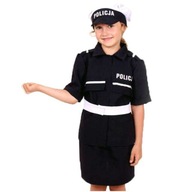 OBLEČENIE POLICAJTKY policajtka KOSTÝM 134/140 cm