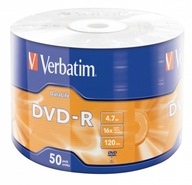 DVD-R Verbatim 4,7 GB x16 DataLife 50ks