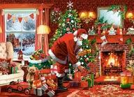 PUZZLE 300 PUZZLE SANTA CLAUS VIANOCE ZIMNÉ DARČEKY SOB 8+ KOLEČKO