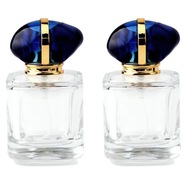 Sklenená fľaša na parfum Crystal Aria Blue Set 2x30ml