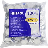 BISPOL Tealight CLASSIC ohrievače 4,5h 100 ks.