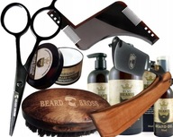 Sada na holenie brady Kozmetika By My Beard Razor Stencil Scissors Case