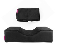 Stylist's Eyelashes Cosmetic Pillow Profiled Makeup Black Vankúš