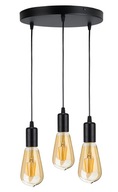 ZWIS Edison Loft závesné stropné svietidlo 3x E27