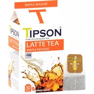 Tipson LATTE TEA JAVOROVÝ NOUGÁT čierny čaj 30 ks