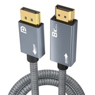 KÁBEL DISPLAYPORT – ADAPTÉR HDMI 2.1 DP 8K 4K120HZ