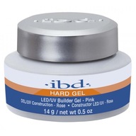 IBD BUILDER HARD GEL LED/UV STAVEBNÝ GÉL NA NECHTY - RUŽOVÝ - 14g