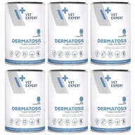 VET EXPERT DERMATOSIS SET - vlhké veterinárne krmivo pre psov 6x400g