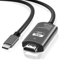 ADAPTÉROVÝ KÁBEL USB-C 3.1 TYP C na HDMI 4K MHL 2M