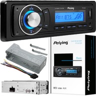 AUTORÁDIO 1-DIN USB AUX MP3 LCD BLUETOOTH