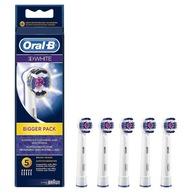 Biele hlavice na zubnú kefku Oral-B 3D - 5 hlavic