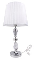 Elegantná stolná lampa ala krištáľová strieborná