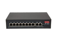 POE switch 8xPoe 100Mbps 2xUplink 1Gb/s pre IP kamery