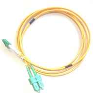 PATCHCORD OPTICKÉ VLÁKNO LC/SC JEDNODUCHOVÝ DUPLEX 5M