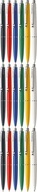 AUTOMATIC BALLPEN BLUE INK Kryt Schneider M MIX COLOR x 15