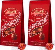 Lindt Lindor Pralinky z mliečnej čokolády 2x100g