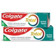 Zubná pasta COLGATE TOTAL ACTIVE FRESHNESS 2 ks