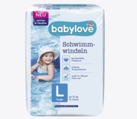 Babylove, Swim plienky, L (od 12kg) 12 ks