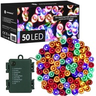 VIANOČNÉ SVETLÁ + ČASOVAČ VIANOČNÉ MULTI 50LED