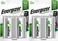 4x batérie ENERGIZER Power Plus D R20 2500mAh