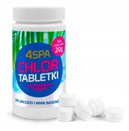 GAMIX CHLOR TABLETY DO BAZÉNOVÝCH JACUZZI SPA 20G 1KG