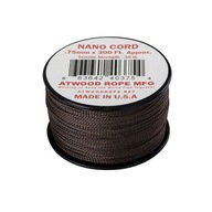 Šnúra Spletená šnúra Nano nylon 0,75 mm 91 m (300 stôp) Priemer 9/32" hnedá