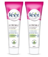 VEET depilačný krém na suchú pokožku, hladké nohy, telový SET 2 x 100 ml