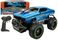 Diaľkové ovládanie Car R/C 6,5 km/h High Wheels Blue