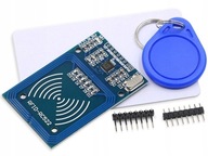 RFID ČÍTAČKA KARTY RC522 + KRÚŽOK NA KĽÚČE ARDUINO 13,56 MHz