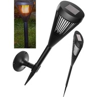 SLNEČNÁ LAMPA 2V1 EFEKT PLAMEŇA 12 LED