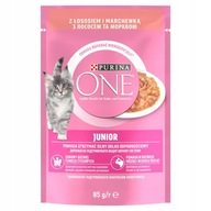 Purina One Filety v lososovo mrkvovej omáčke 85g