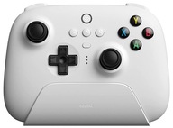 8Bitdo Ultimate White Pad + Dock 2,4 GHz Android Apple Switch Raspberry PC