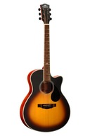 Akustická gitara 4/4 KEPMA A1C 3TSMK OIL KEYS ROSANDER SUNBURST